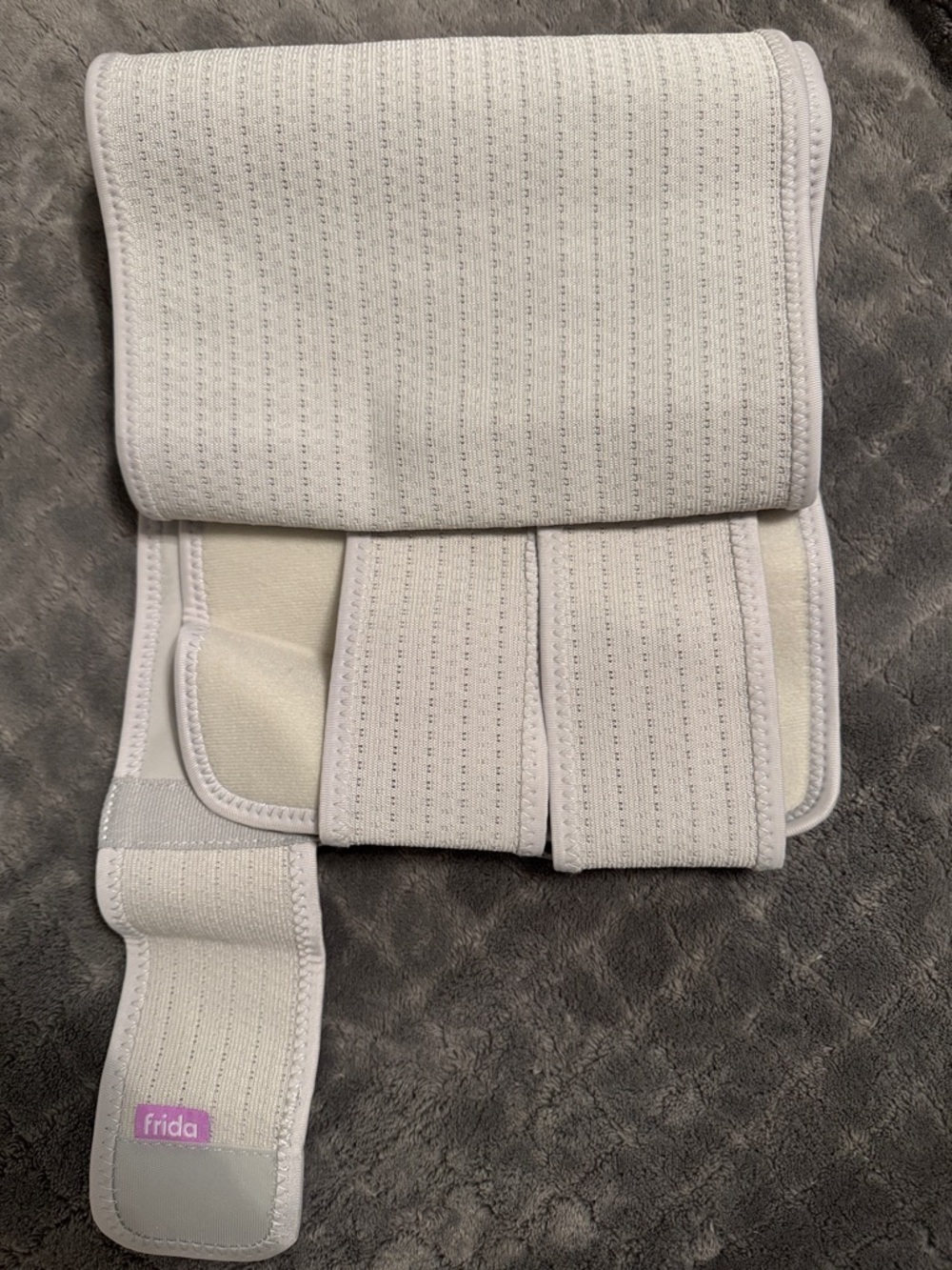 Frida White Postpartum Belly Wrap Support